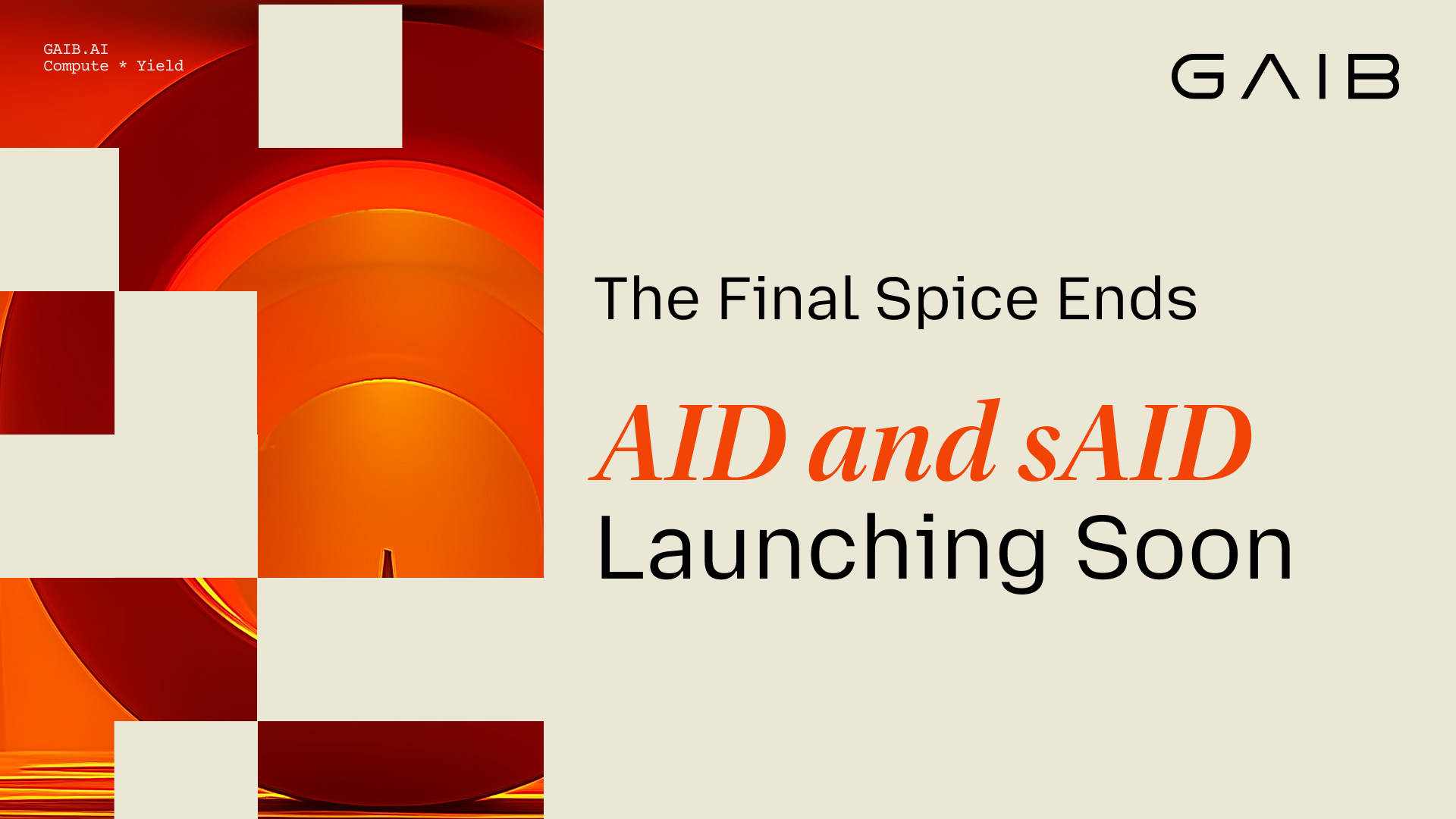 Final Spice ends and launching AID/sAID